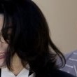 Michael Jackson arrives at the Santa Barbara County courthouse.