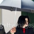 Michael Jackson arrives at the Santa Barbara County courthouse.