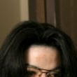 Michael Jackson arrives at the Santa Barbara County courthouse.