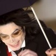 Michael Jackson arrives at the Santa Barbara County courthouse.