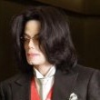Michael Jackson arrives at the Santa Barbara County courthouse.
