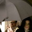 Michael Jackson arrives at the Santa Barbara County courthouse.