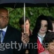 Michael Jackson arrives at the Santa Barbara County courthouse.