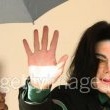 Michael Jackson arrives at the Santa Barbara County courthouse.