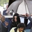 Michael Jackson arrives at the Santa Barbara County courthouse.