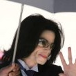 Michael Jackson arrives at the Santa Barbara County courthouse.