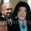 Michael Jackson arrives at the Santa Barbara County courthouse.