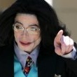Michael Jackson arrives at the Santa Barbara County courthouse.