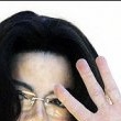 Michael Jackson arrives at the Santa Barbara County courthouse.