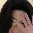 Michael Jackson arrives at the Santa Barbara County courthouse.
