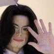Michael Jackson arrives at the Santa Barbara County courthouse.