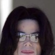 Michael Jackson arrives at the Santa Barbara County courthouse.