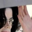 Michael Jackson arrives at the Santa Barbara County courthouse.