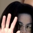 Michael Jackson arrives at the Santa Barbara County courthouse.