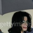 Michael Jackson arrives at the Santa Barbara County courthouse.