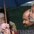 Michael Jackson arrives at the Santa Barbara County courthouse.