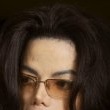 Michael Jackson arrives at the Santa Barbara County courthouse.