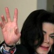 Michael Jackson arrives at the Santa Barbara County courthouse.