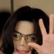 Michael Jackson arrives at the Santa Barbara County courthouse.