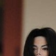 Michael Jackson arrives at the Santa Barbara County courthouse.