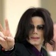 Michael Jackson arrives at the Santa Barbara County courthouse.