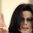 Michael Jackson arrives at the Santa Barbara County courthouse.