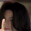 Michael Jackson arrives at the Santa Barbara County courthouse.
