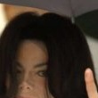 Michael Jackson arrives at the Santa Barbara County courthouse.