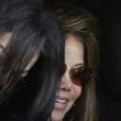 Michael Jackson arrives at the Santa Barbara County courthouse.