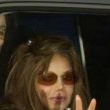 Michael Jackson arrives at the Santa Barbara County courthouse.