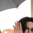 Michael Jackson arrives at the Santa Barbara County courthouse.
