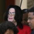 Michael Jackson arrives at the Santa Barbara County courthouse.
