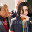 Michael Jackson arrives at the Santa Barbara County courthouse.