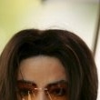 Michael Jackson arrives at the Santa Barbara County courthouse.