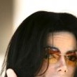 Michael Jackson arrives at the Santa Barbara County courthouse.
