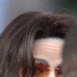 Michael Jackson arrives at the Santa Barbara County courthouse.