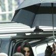 Michael Jackson arrives at the Santa Barbara County courthouse.