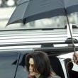 Michael Jackson arrives at the Santa Barbara County courthouse.