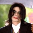 Michael Jackson arrives at the Santa Barbara County courthouse.