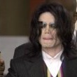 Michael Jackson arrives at the Santa Barbara County courthouse.