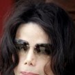 Michael Jackson arrives at the Santa Barbara County courthouse.