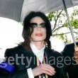 Michael Jackson arrives at the Santa Barbara County courthouse.