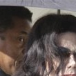 Michael Jackson arrives at the Santa Barbara County courthouse.