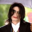 Michael Jackson arrives at the Santa Barbara County courthouse.