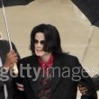 Michael Jackson arrives at the Santa Barbara County courthouse.