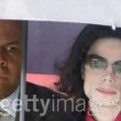 Michael Jackson arrives at the Santa Barbara County courthouse.