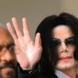Michael Jackson arrives at the Santa Barbara County courthouse.