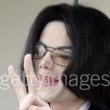 Michael Jackson arrives at the Santa Barbara County courthouse.