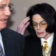 Michael Jackson arrives at the Santa Barbara County courthouse.