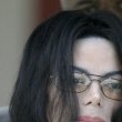 Michael Jackson arrives at the Santa Barbara County courthouse.